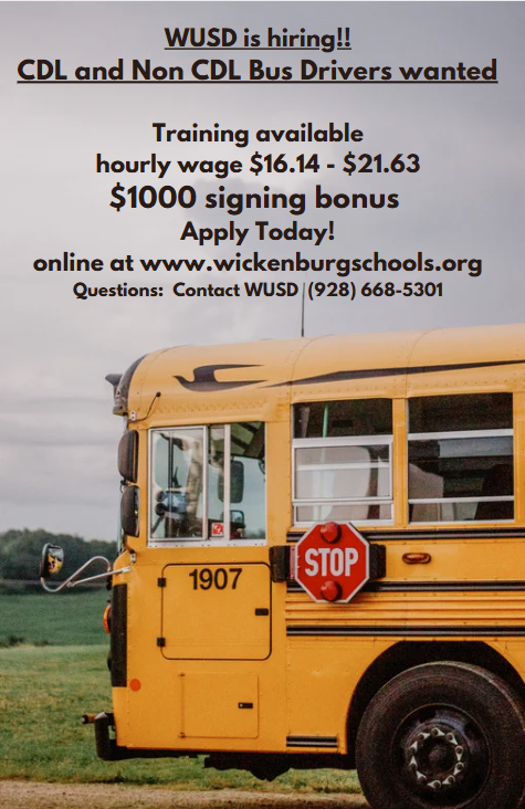 WUSD is hiring bus drivers